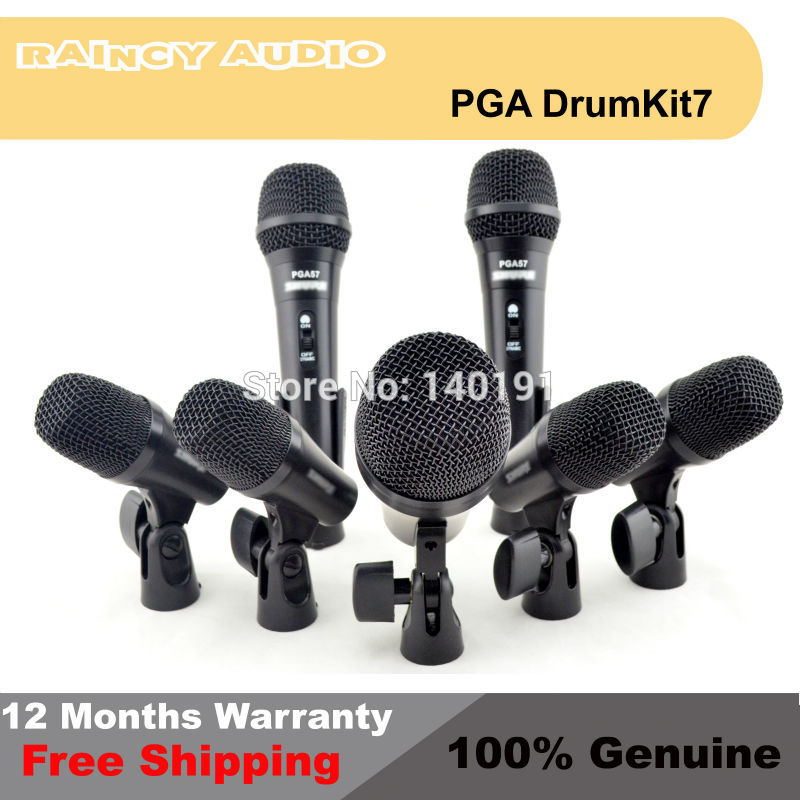 , PGA DrumKit7, ϰ  巳 ŰƮ ũ, ϰ  ũ ŰƮ  1 PGA52, PGA56  4, PGA57  2/Free shipping, PGA DrumKit7 , seven piece drum kit microphone, seven